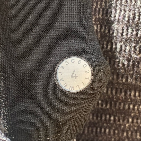 Lululemon Wunder Under Hi-Rise Tight 17" Crackle Jaquard Black White Size 4 - Picture 8 of 8